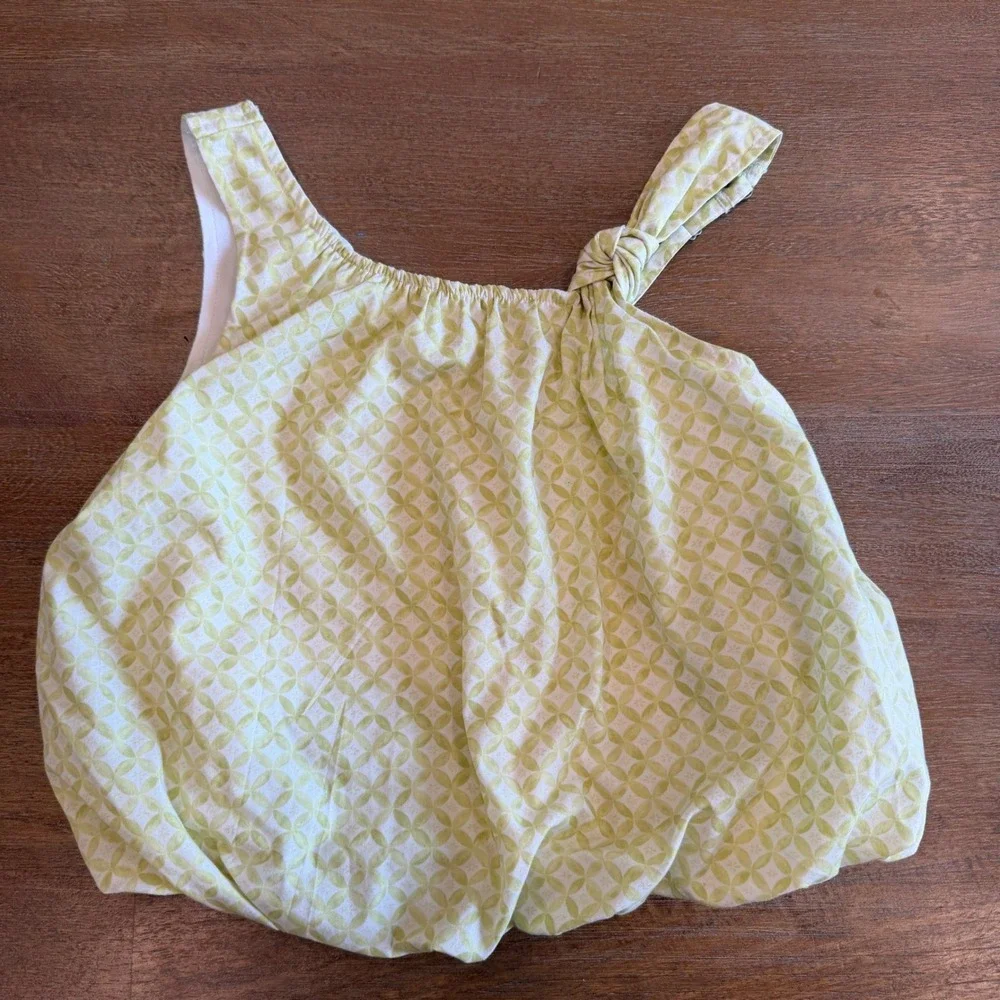 Abercrombie Kids Girls Skort 2 Pc Set Green White Top 9/10 Bottom 11/12 Matching